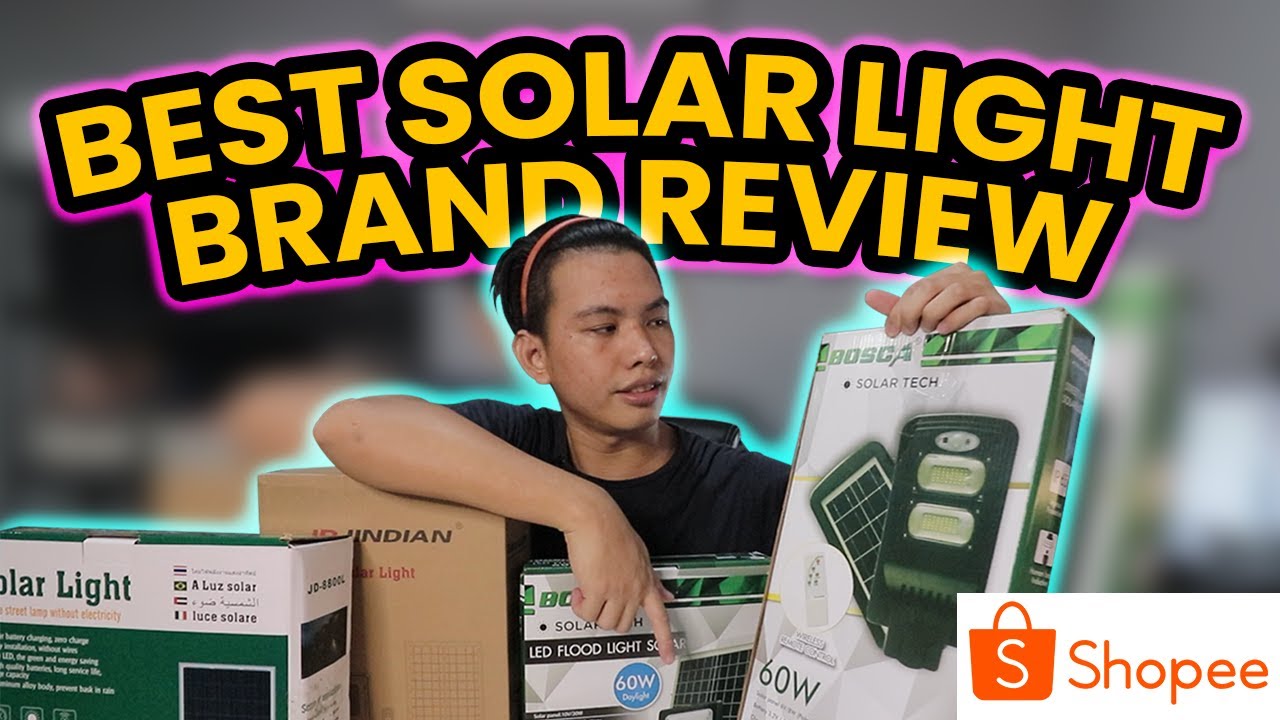 BEST SOLAR LIGHT BRANDS REVIEW PAPAREVIEW EP 01 YouTube