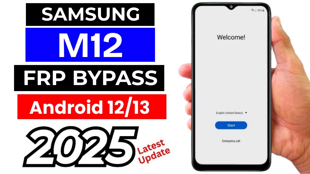 Samsung Galaxy M12 FRP Bypass Latest Update 2025 | Samsung (SM-M127F) Google Account Remove✅
