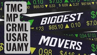 Famous TMC, MP, CRML, USAR & UAMY: on Trump's Stockpile Tailwind? Wealth