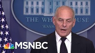 President Donald Trump And Chief Of Staff John Kelly Seem To Disagree On Border Wall | MSNBC