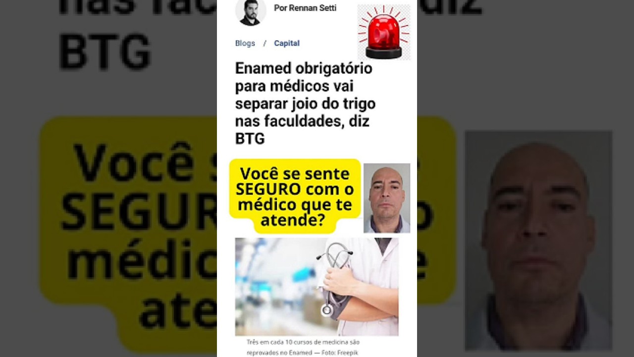 Você se sente SEGURO com o médico que te atende?