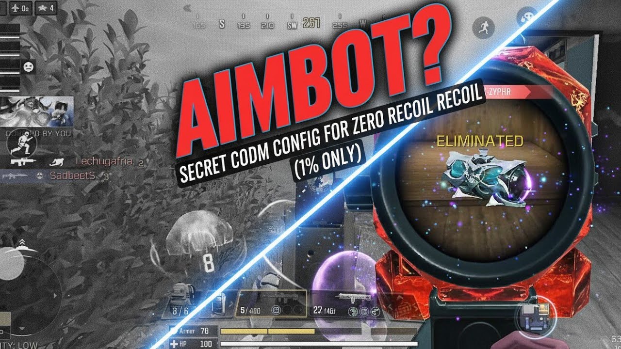 CODM Config: ПРОФЕССИОНАЛЬНЫЕ настройки контроля отдачи и прицеливания! Повышение FPS на iOS/Andr...