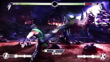 MK9 Reptile New Combos!