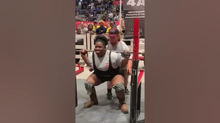 Alisha McKinney of South Pontotoc  state record sq...