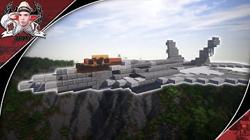 Minecraft: Modern Warfare F-22 "Raptor" | Stealth Aircraft Tutorial (Landed + In-Flight Versions)