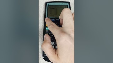 Basic functions of a Ti-83 graphing calculator.