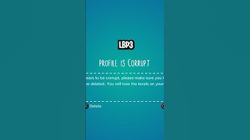 LBP Profile Corruption #littlebigplanet #playstation #lbp3
