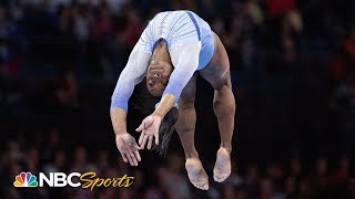 Simone Biles nails two signature moves at gymnastics world championships | NBC Sports