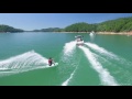 Wakeboarding on Shasta Lake - Aerial Perspective | Southern Oregon Drone