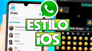 Whatsapp ESTILO IPHONE para tu Android