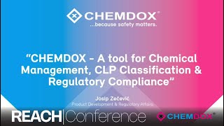 CHEMDOX – A tool for Chemical Management, CLP Classification & Regulatory Compliance | Josip ZEČEVIĆ