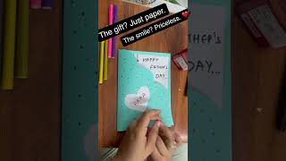 Father’s Day Handmade Card ❤️ #yt #ytshorts #diy #fathersday #fatherdaughter #love