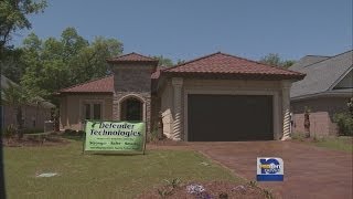 Hurricane resistant model home in Gulf Shores