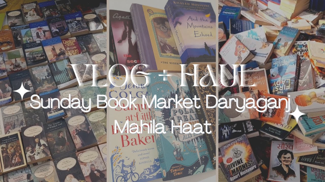 Mahila Haat Sunday Book Market📚 VLOG+HAUL 2022 Cheapest book market