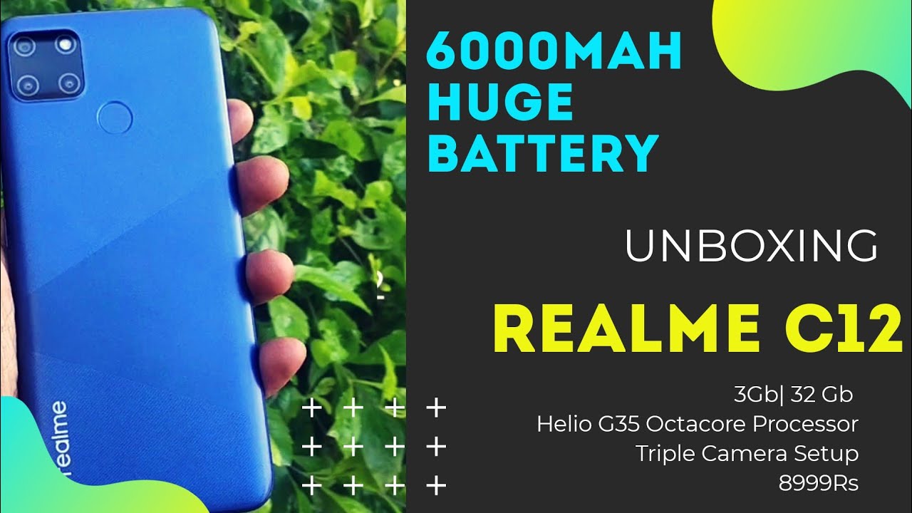 Realme C12 Unboxing🔥& First Impressions