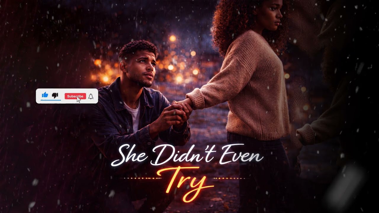 She Didn't Even Try (Official Lyric Video) | For the ones who fought alone 💔