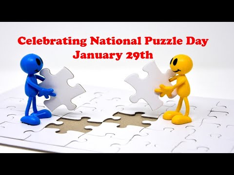 Happy National Puzzle Day!  Game Ideas Included