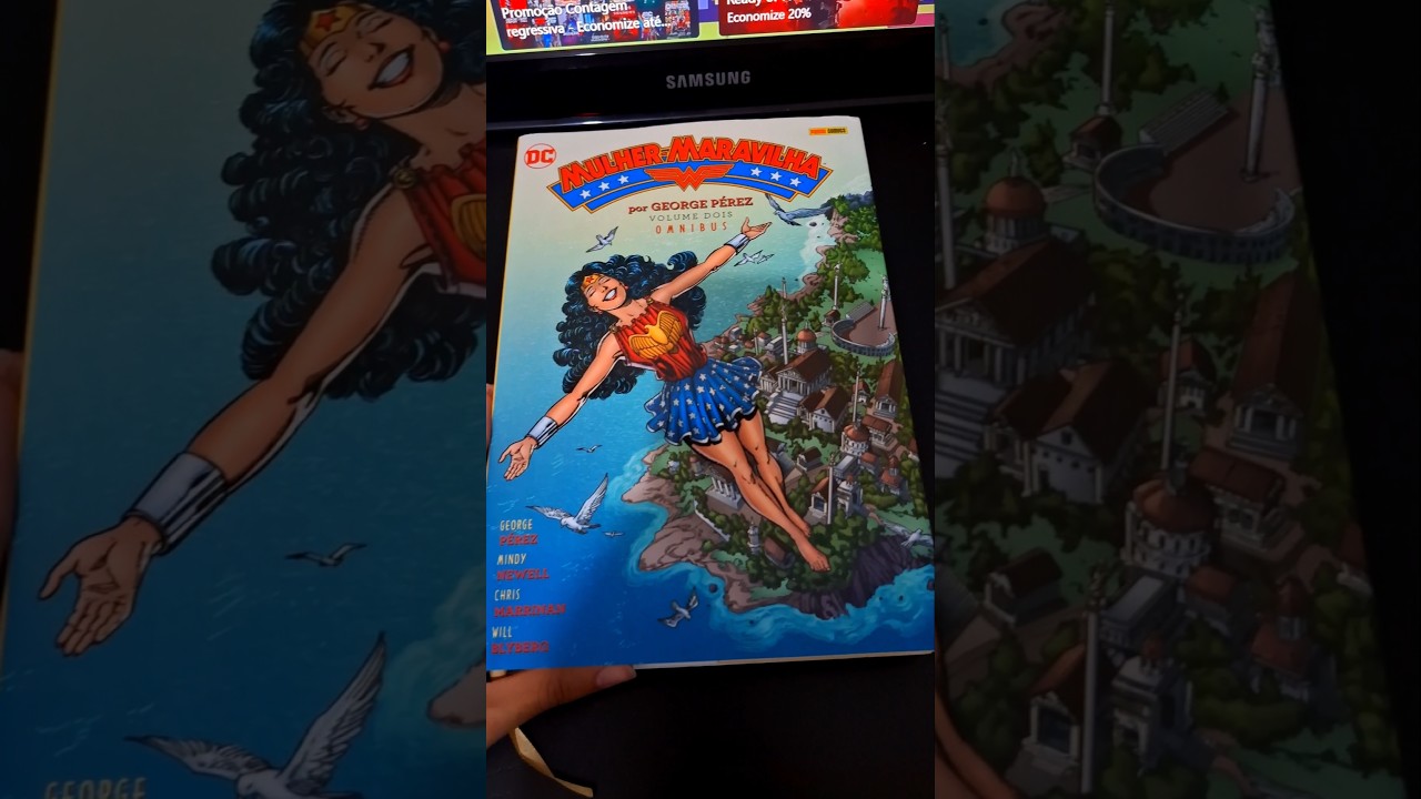 unboxing de quadrinhos 