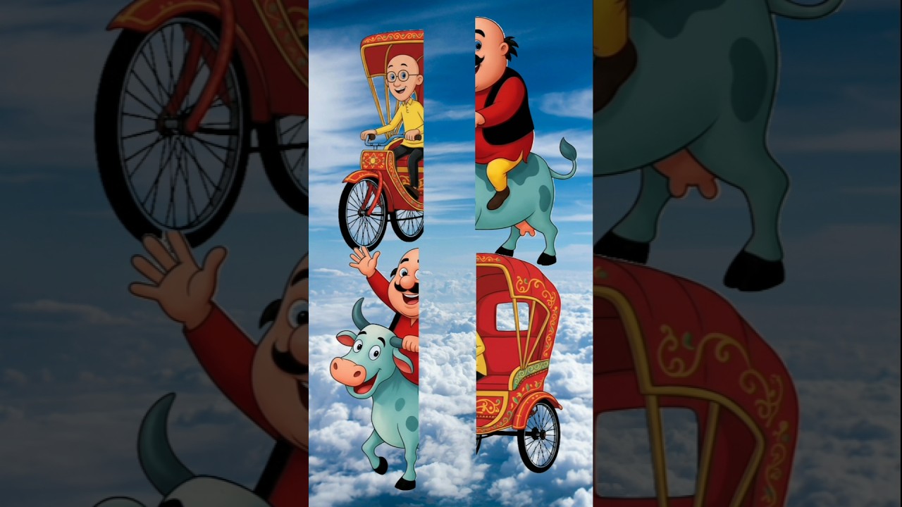 motu patlu Bike cut vfx magic 