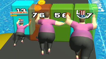 Fat Pusher - Gameplay Walkthrough Part 1 - Levels 1 To Levels 6 (Android,iOS)