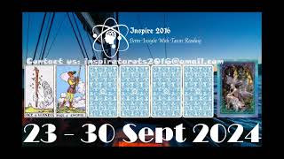 CANCER WEEKLY TAROT ASTROLOGY HOROSCOPE 23 - 30 SEPTEMBER 2024 By INSPIRE TAROTS YOUTUBE CHANNEL