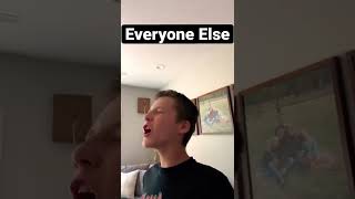 POV: Your in a middle school hallway
