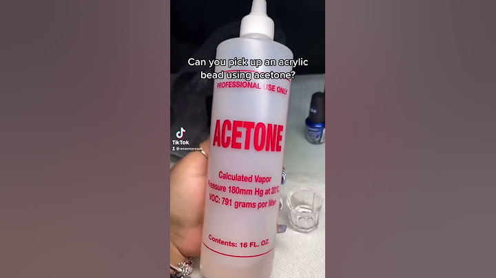 CAN YOU USE ACETONE INSTEAD OF MONOMER? 💅🏽