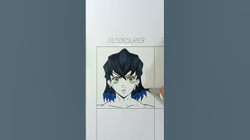 How to Draw Inosuke in different anime styles full video shorts #shorts #anime #drawing #inosuke