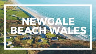 Newgale Beach, Pembrokeshire, South Wales With Drone