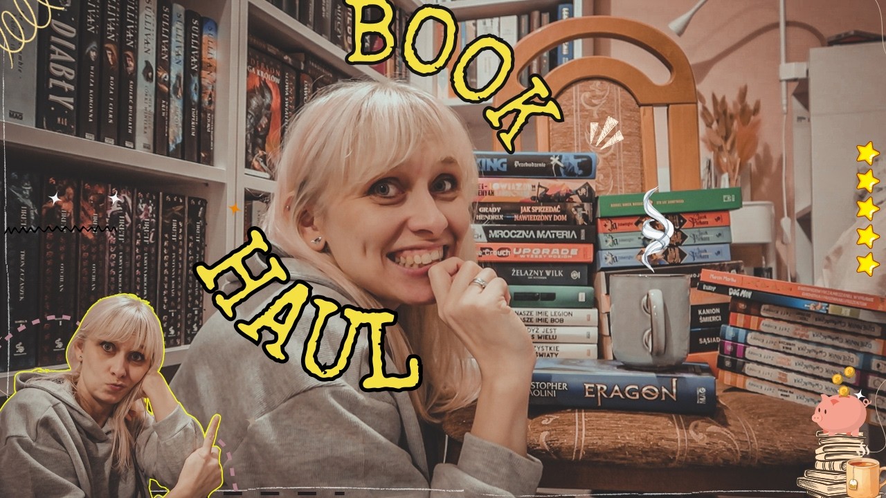 BOOKHAUL 📚🥰 zaś dużo książek? 🤔polowanie na książki 🤗 Ozdoby na regały🤩 dziecięce książki i komiksy