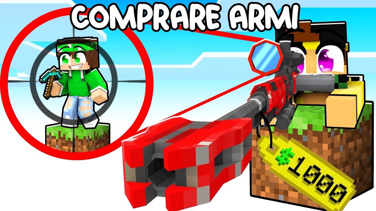 MINECRAFT MA POSSO COMPRARE TUTTE LE ARMI