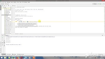 TWO DIMENSIONAL ARRAY PYTHON