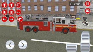 Real Fire Truck Driving Simulator 🚒| Crazy Fire Truck Drive | Android IOS Gameplay #57 screenshot 4