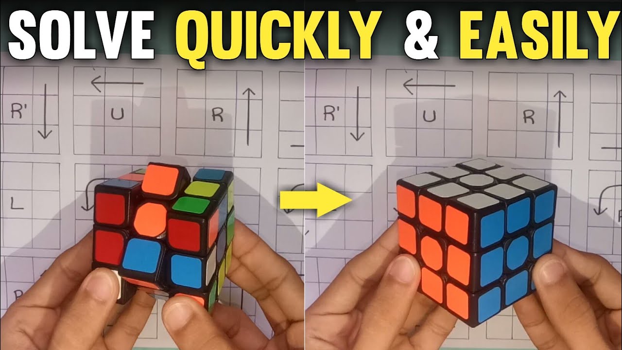 How to Solve the 3x3 Rubik's Cube Quickly and Easily 😱 || S_Cuber - YouTube