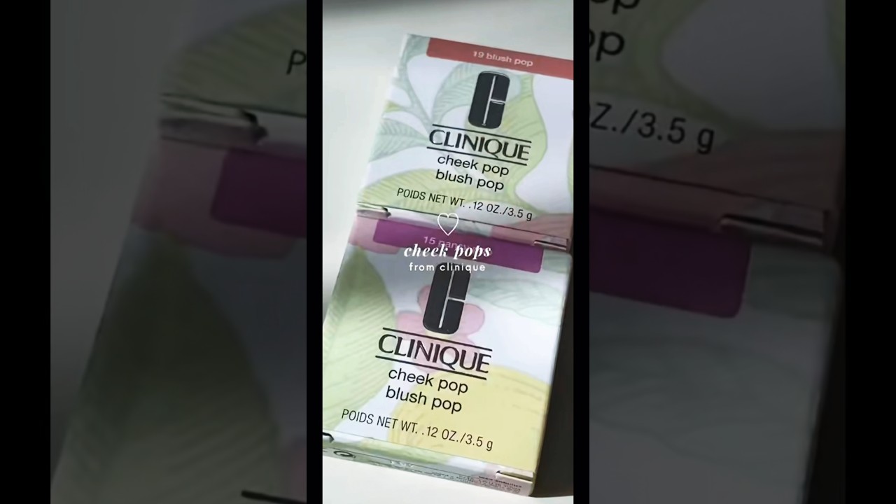 Clinique Blush pops| in shade 19 blush pop | 15 pansy pop | best blush |blushes | highly pigmented