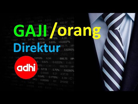 Gaji Direktur ADHI Karya - Emiten saham BUMN - YouTube