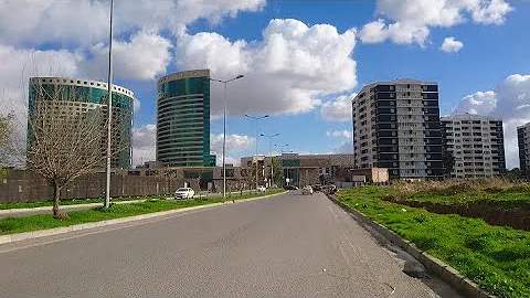Walking in a lovely sunny day with a freezing temperature in Erbil Kurdistan,Iraq "Feb.10,2020"