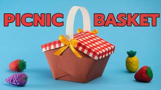 DIY Miniature Picnic Basket : Perfect for Gifts & Decor!