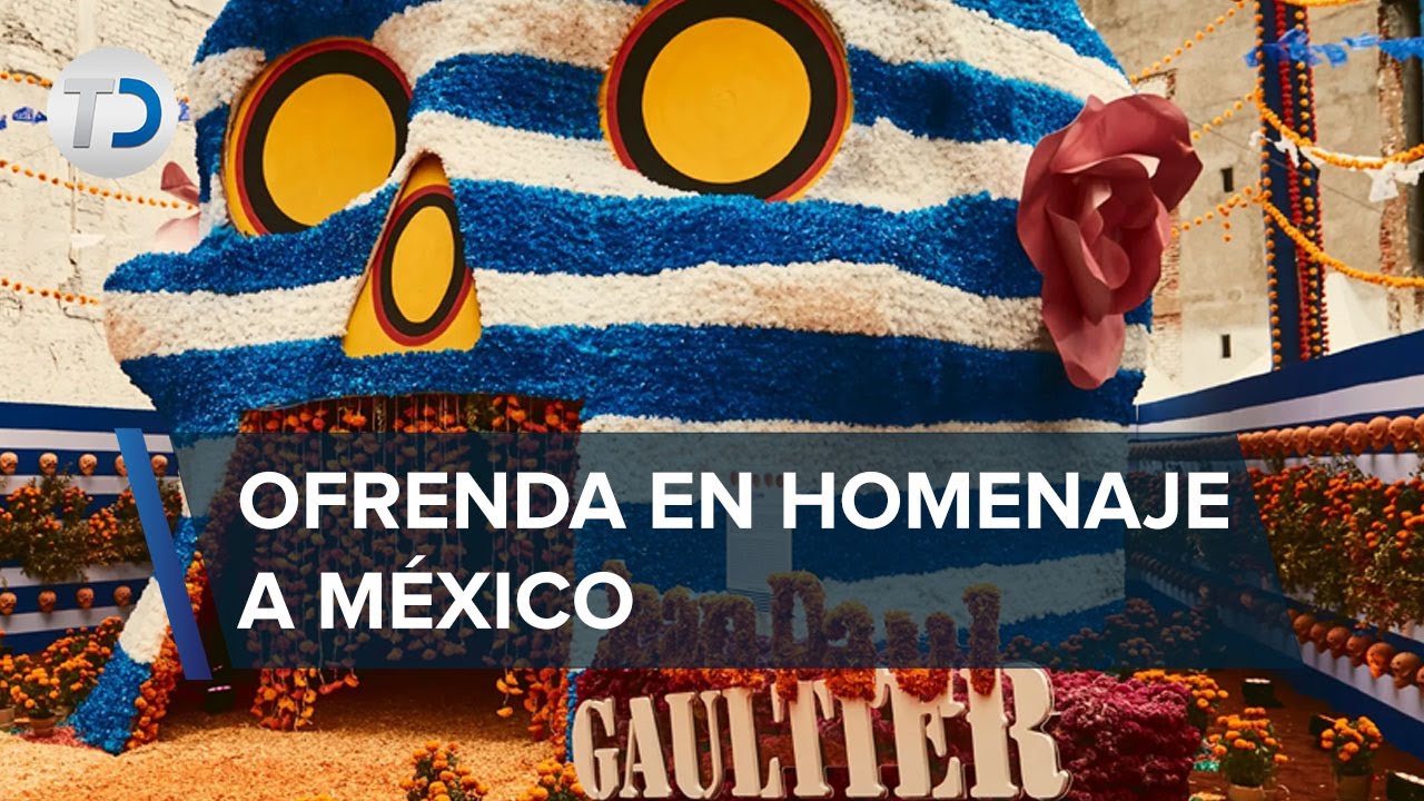 Jean Paul Gautier rinde homenaje a México con ofrenda de día de muertos