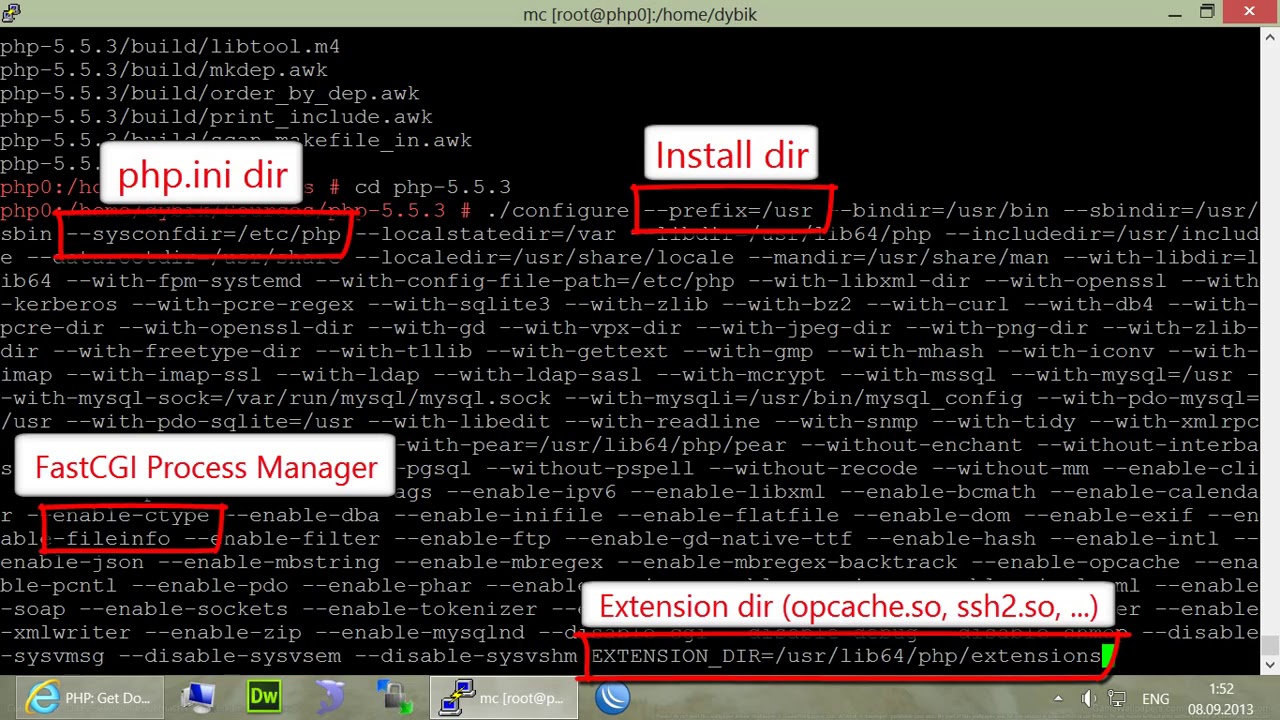 How To Install PHP From Sources In Linux YouTube