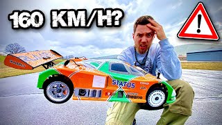 RC AUTO HEBT bei NASSER FAHRBAHN ab... Und soll 160+ KM/H FAHREN?! - Speedtest Extrem