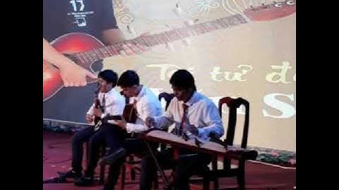 Vọng cổ nhịp 16 dây đào:NS Hoàng Lưỡng guitar+Nguyễn Sự tranh+Lập Ngôn kìm ,cò.