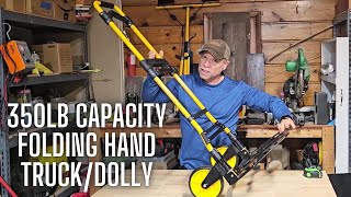 350 LB Capacity Upgraded Folding Hand Truck Dolly