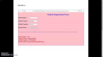 Ass5 Student Registration form using AngularJS