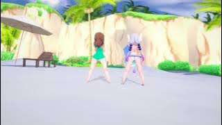 「Kanna & Riko」 Gentleman 【MMD 4K 60fps】