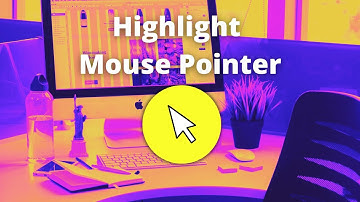 How to highlight mouse pointer windows 10 without any software | 2021