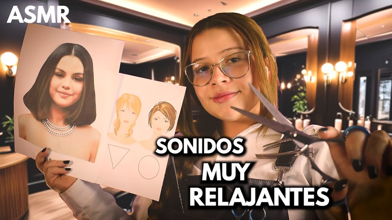 ASMR ✂️ CORTE de pelo MUY RELAJANTE + ASESORIA personal  😴| Peluquería ASMR"