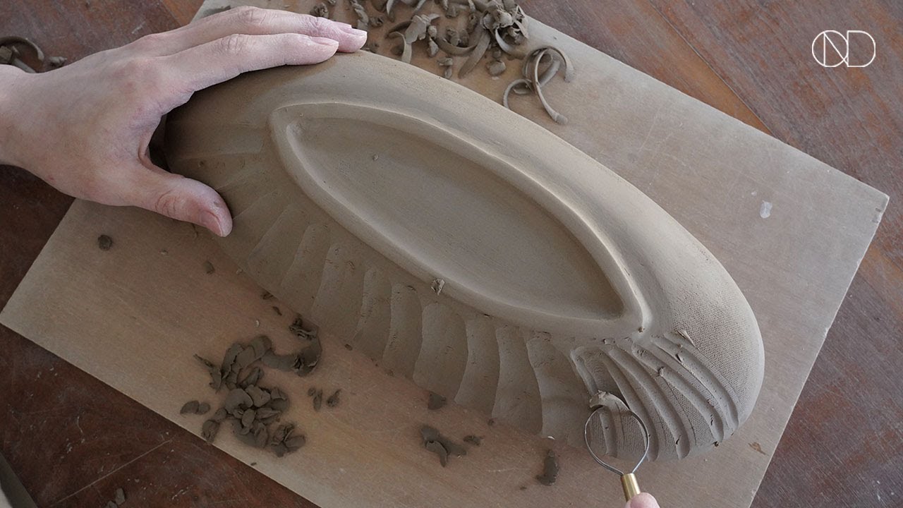 판작업으로 만드는 도자기 접시  : Making a ceramic plate [ONDO STUDIO]