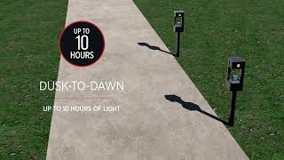 Infinity X1 Motion Activated Solar Path Light Explainer 2