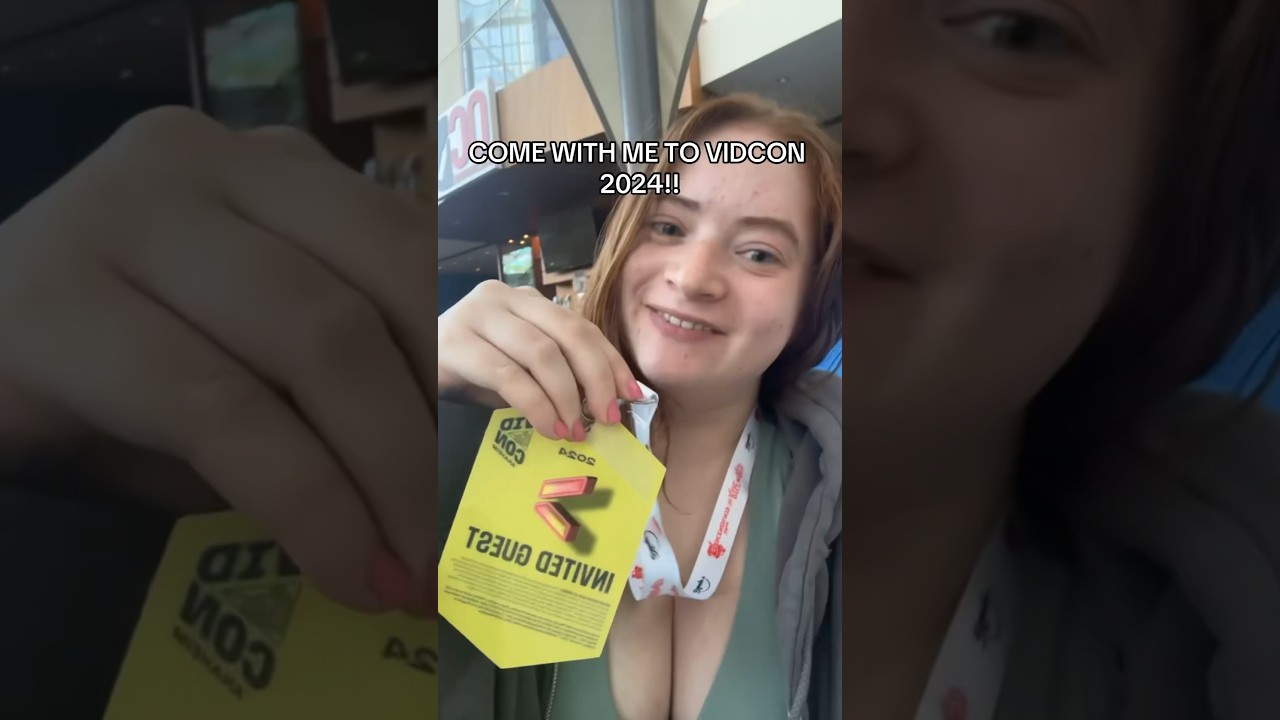 COME WITH ME TO VIDCON! 💗😭🫶🏻 